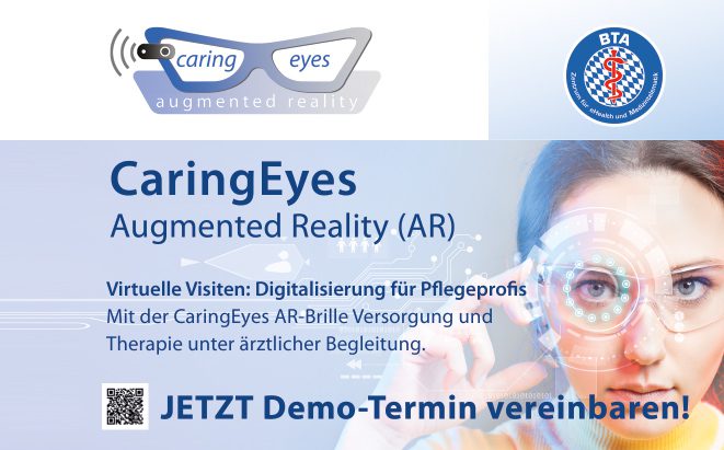 Innovative AR-Brille „CaringEyes“ revolutioniert die Telemedizin